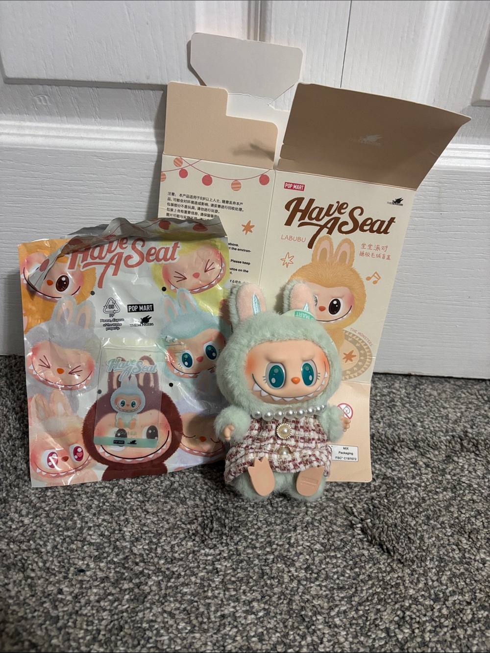 Authentic Pop Mart Have A Seat Plush Labubu